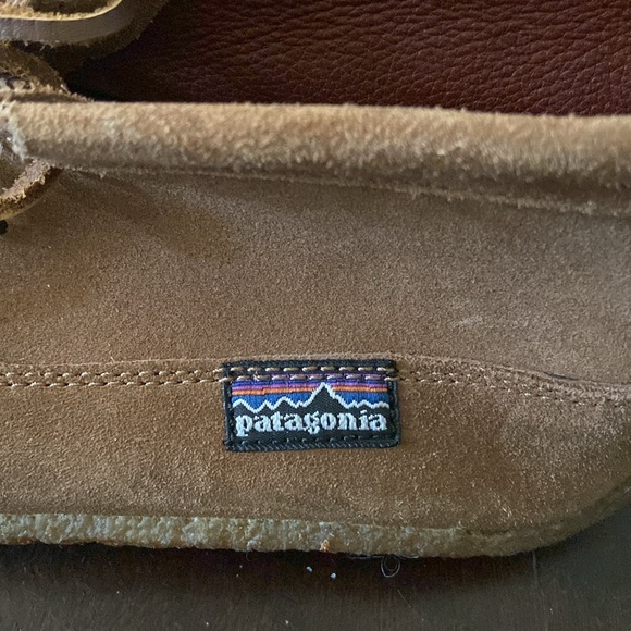 PATAGONIA EUC chukka boots brown suede size 7.5 oatmeal sole - Picture 2 of 7